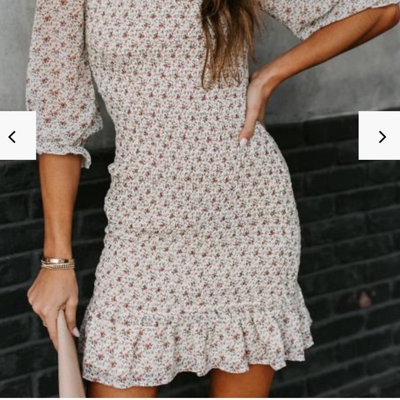 VICI Smocked Dress - LRG - Bump friendly! - Picture 5 of 8